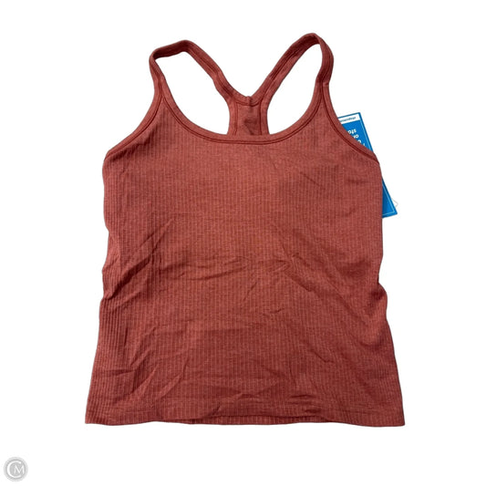 Athletic Tank Top By Lululemon In Orange, Size: M