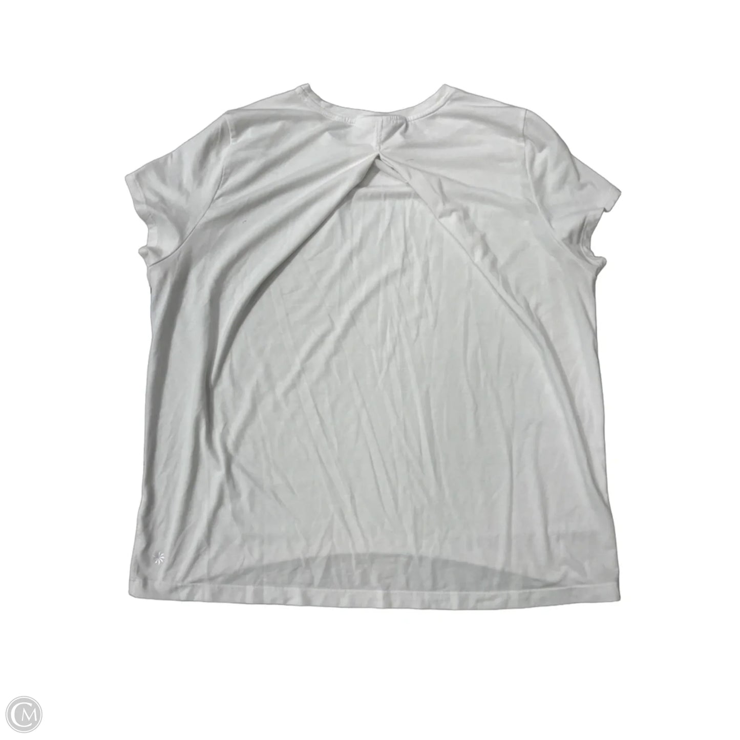 Athletic Top Short Sleeve By Athleta In White, Size: Xs