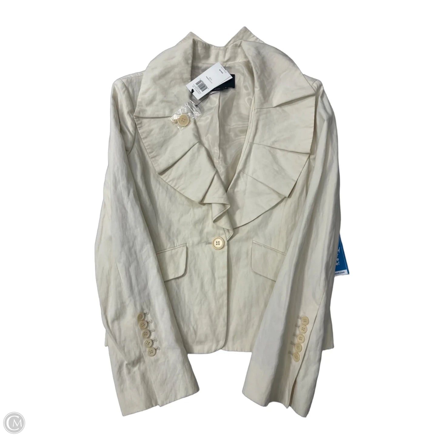 New! Blazer By Bcbgmaxazria In Cream, Size: M