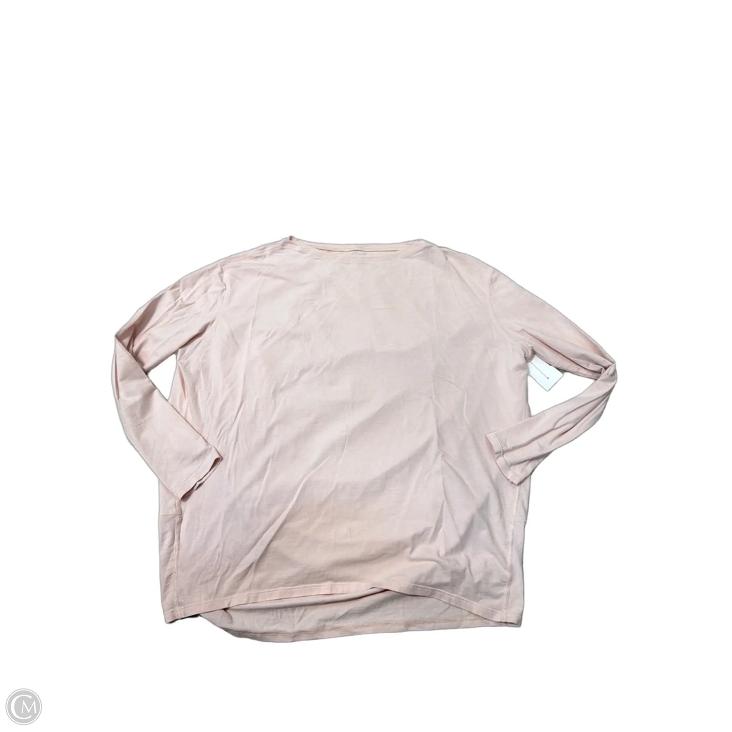 Athletic Top Long Sleeve Crewneck By Lululemon In Pink, Size: S