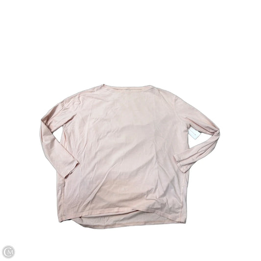Athletic Top Long Sleeve Crewneck By Lululemon In Pink, Size: S