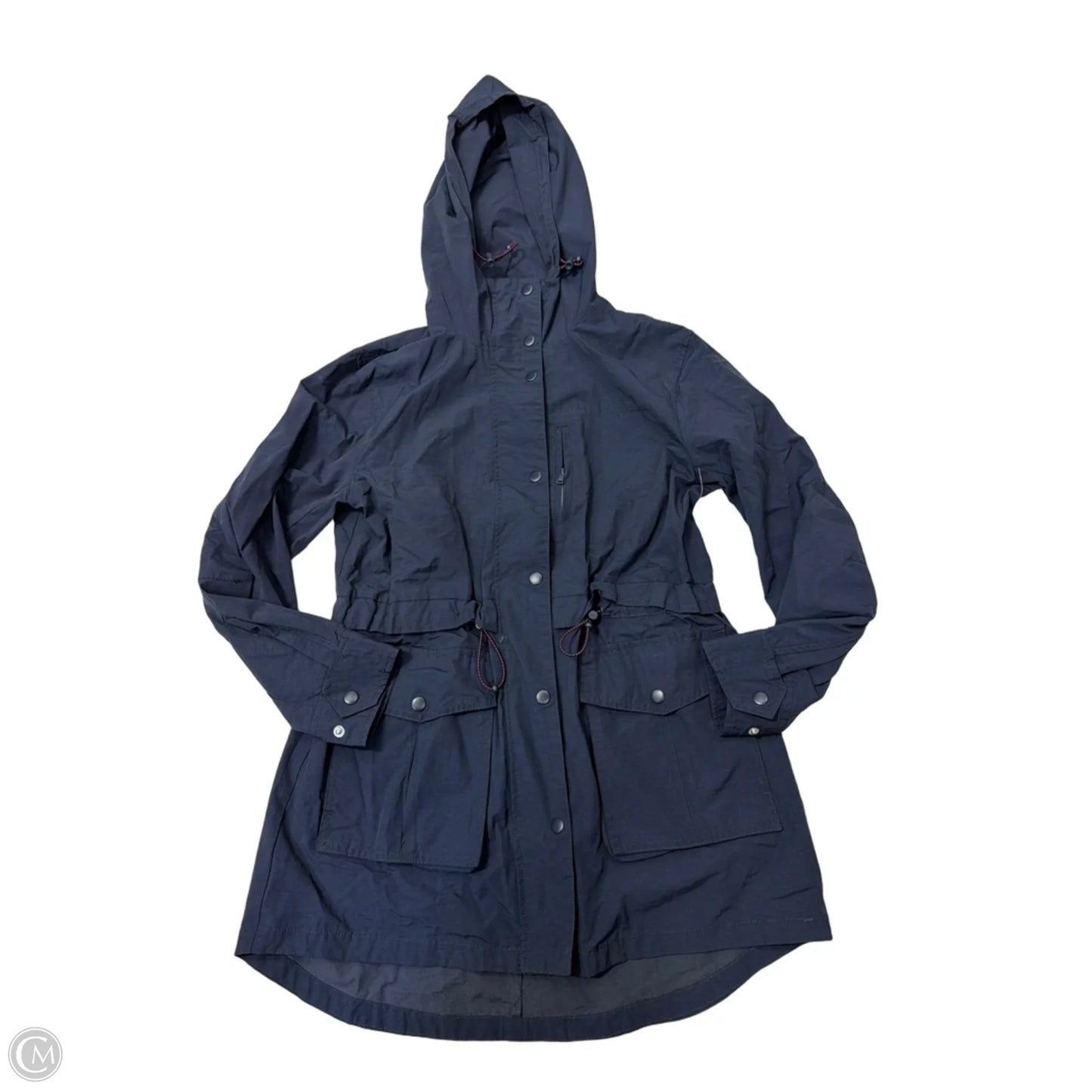 Coat Raincoat By J. Crew In Navy, Size: Xxs