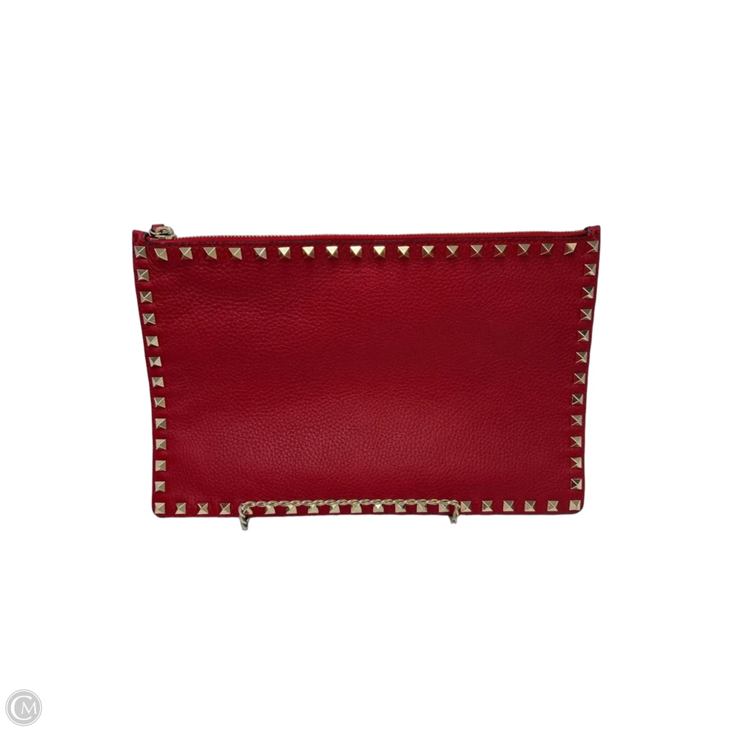 Valentino-Garavani Rockstud Zip Pouch Luxury Clutch