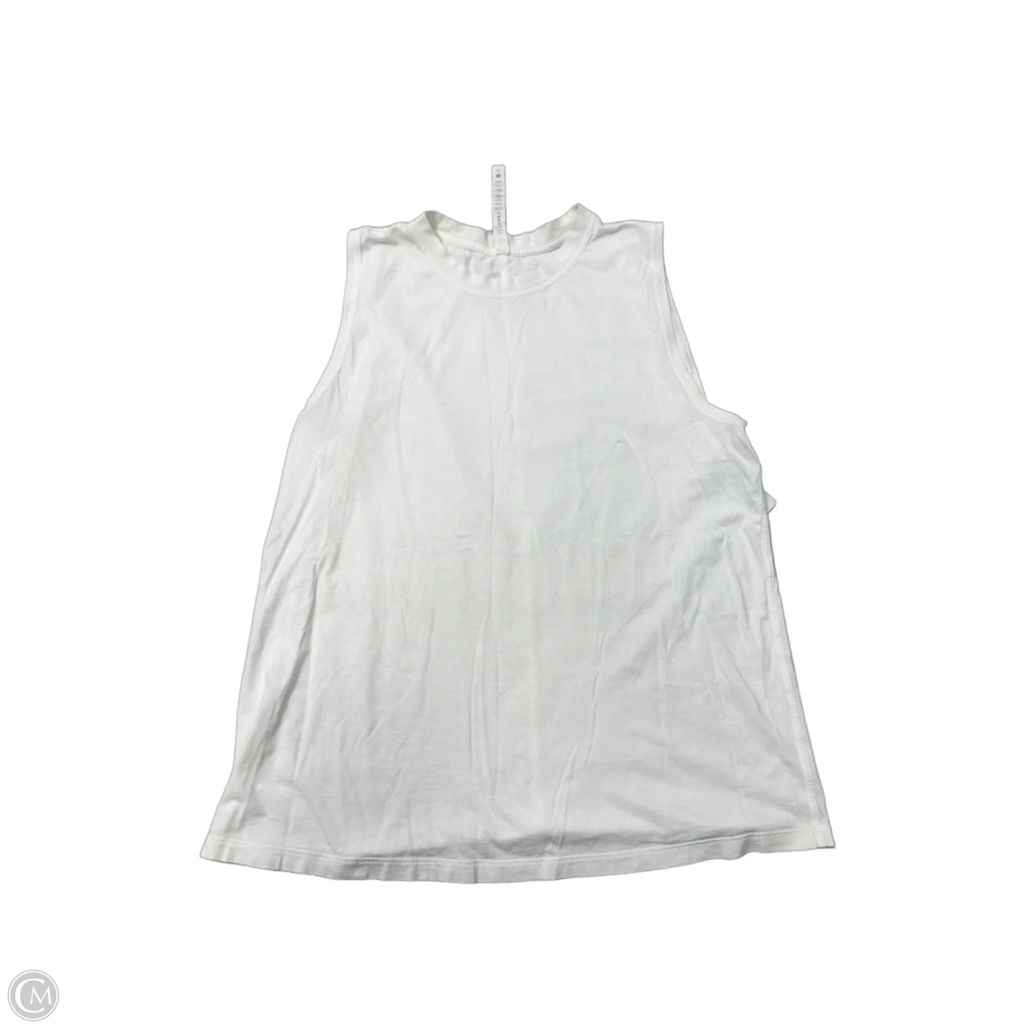 Athletic Tank Top By Lululemon In White, Size: M