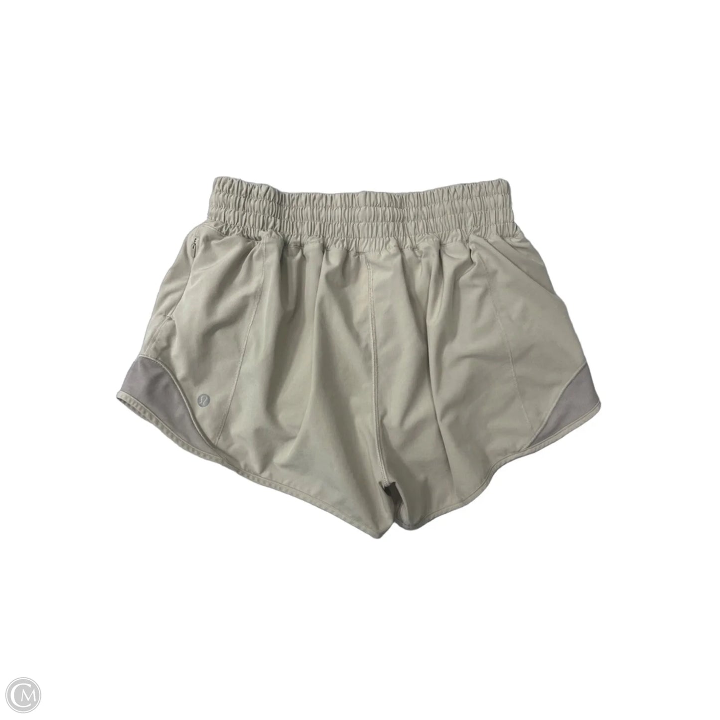 Athletic Shorts By Lululemon In Tan, Size: S