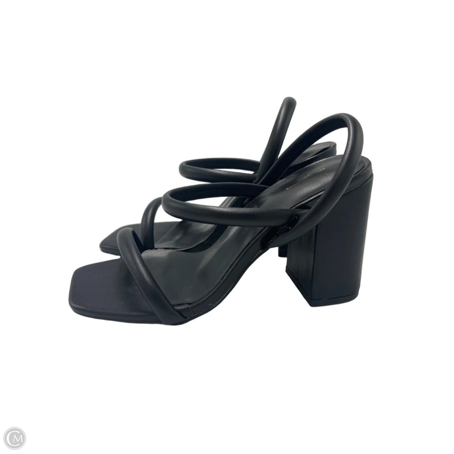 Shoes Heels Block By Pretty Little Thing In Black, Size: 6