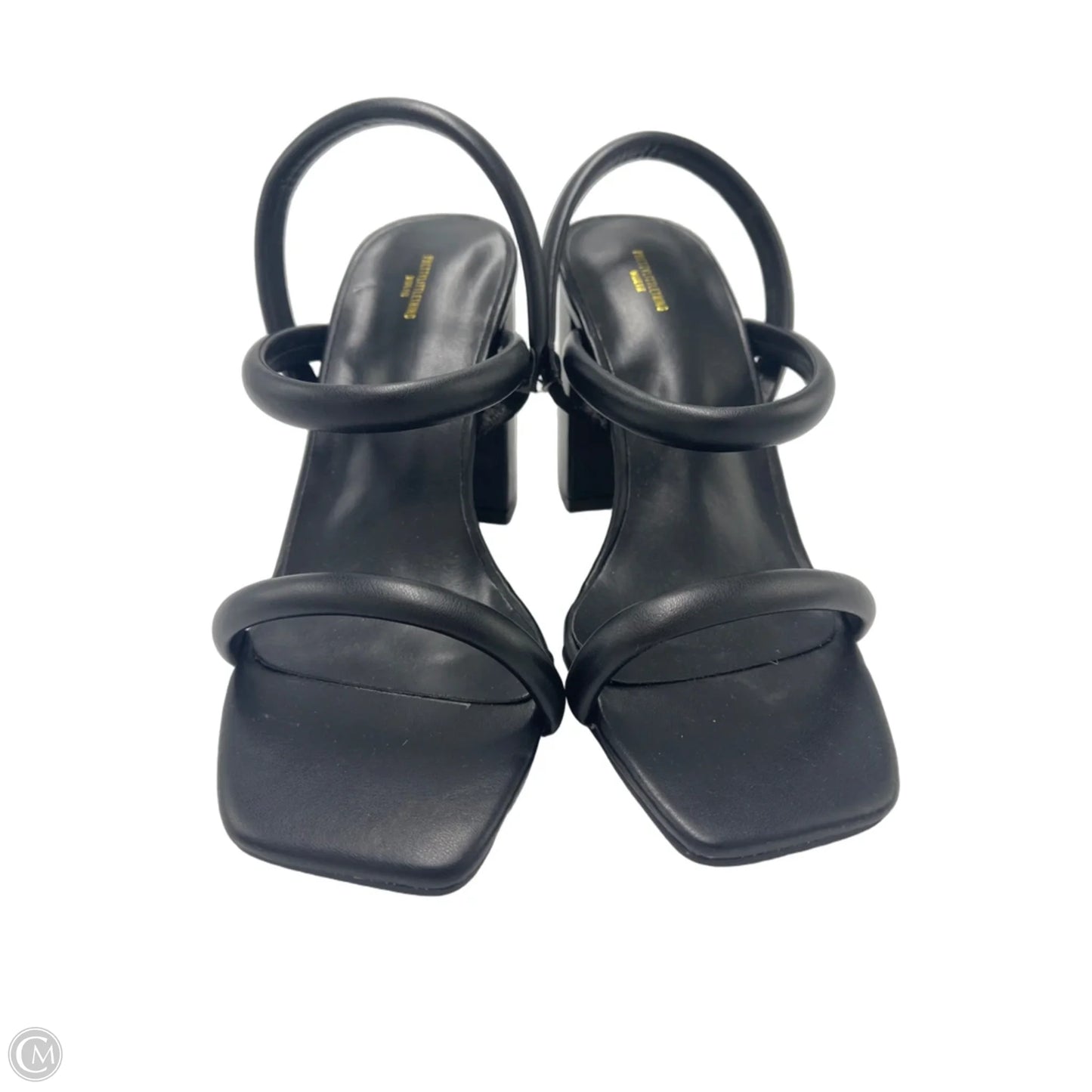 Shoes Heels Block By Pretty Little Thing In Black, Size: 6