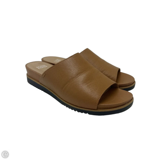 Sandals Flats By Eileen Fisher In Brown, Size: 8.5