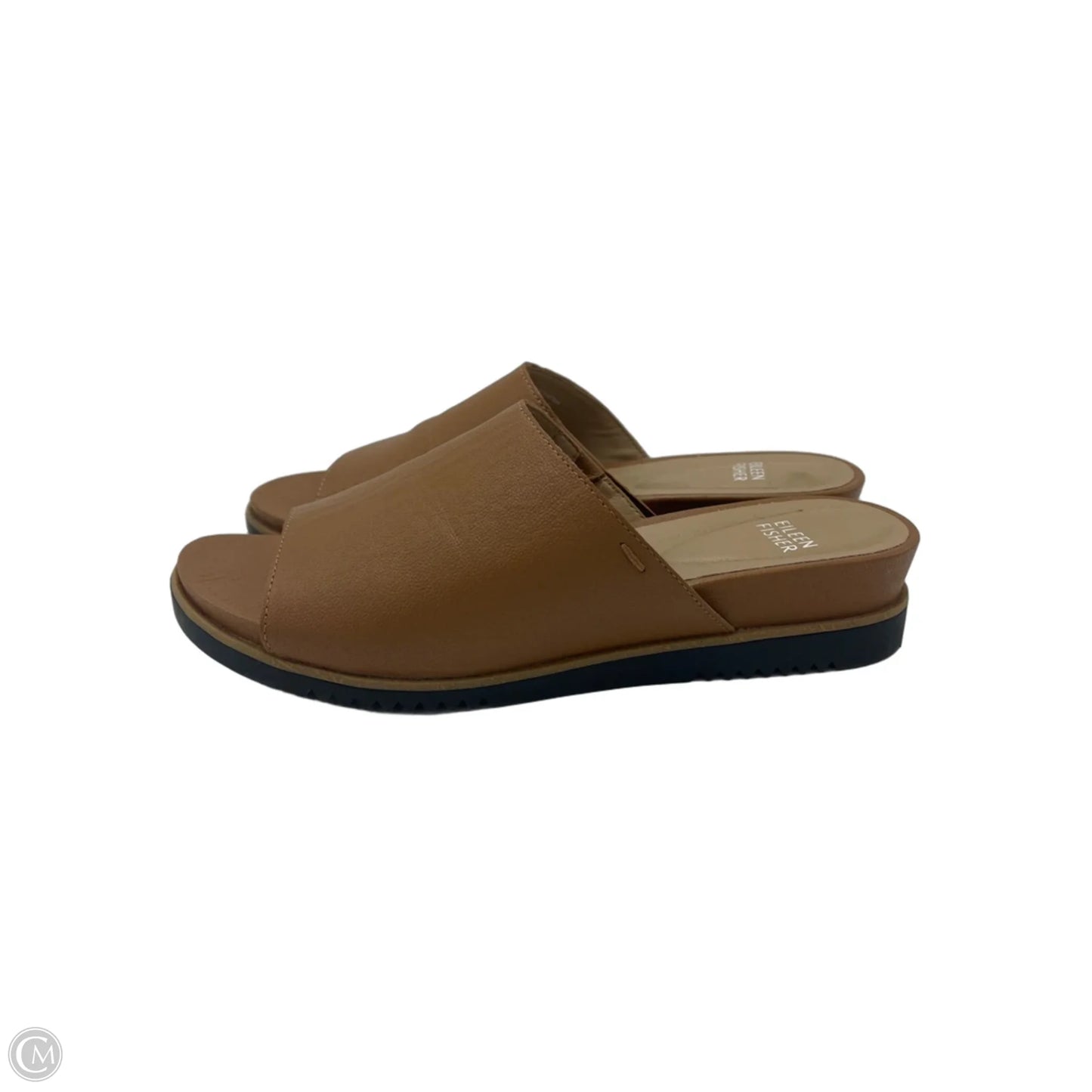 Sandals Flats By Eileen Fisher In Brown, Size: 8.5