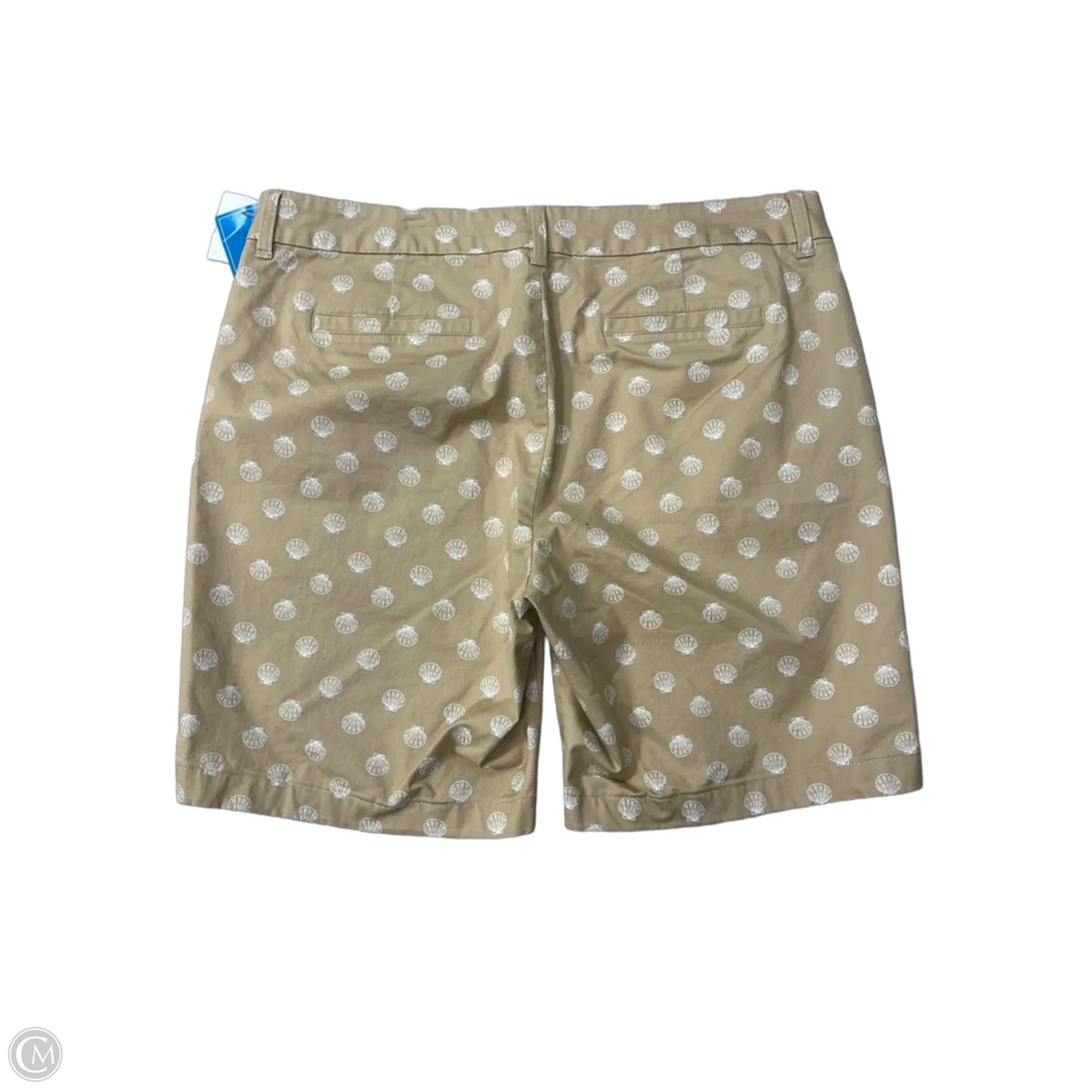 Shorts By J. Crew In Tan & White, Size: 14