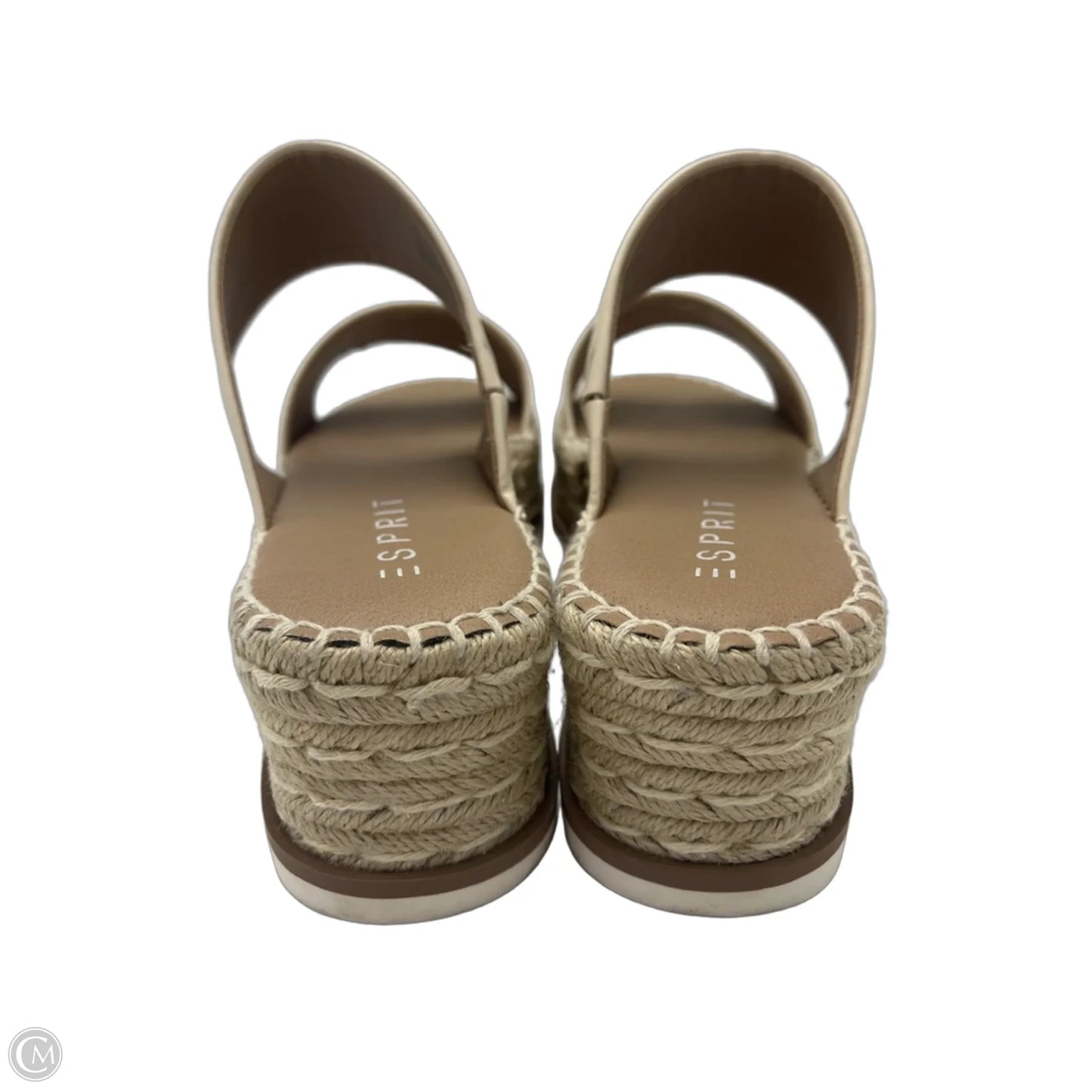 Sandals Heels Platform By Esprit In Cream, Size: 8