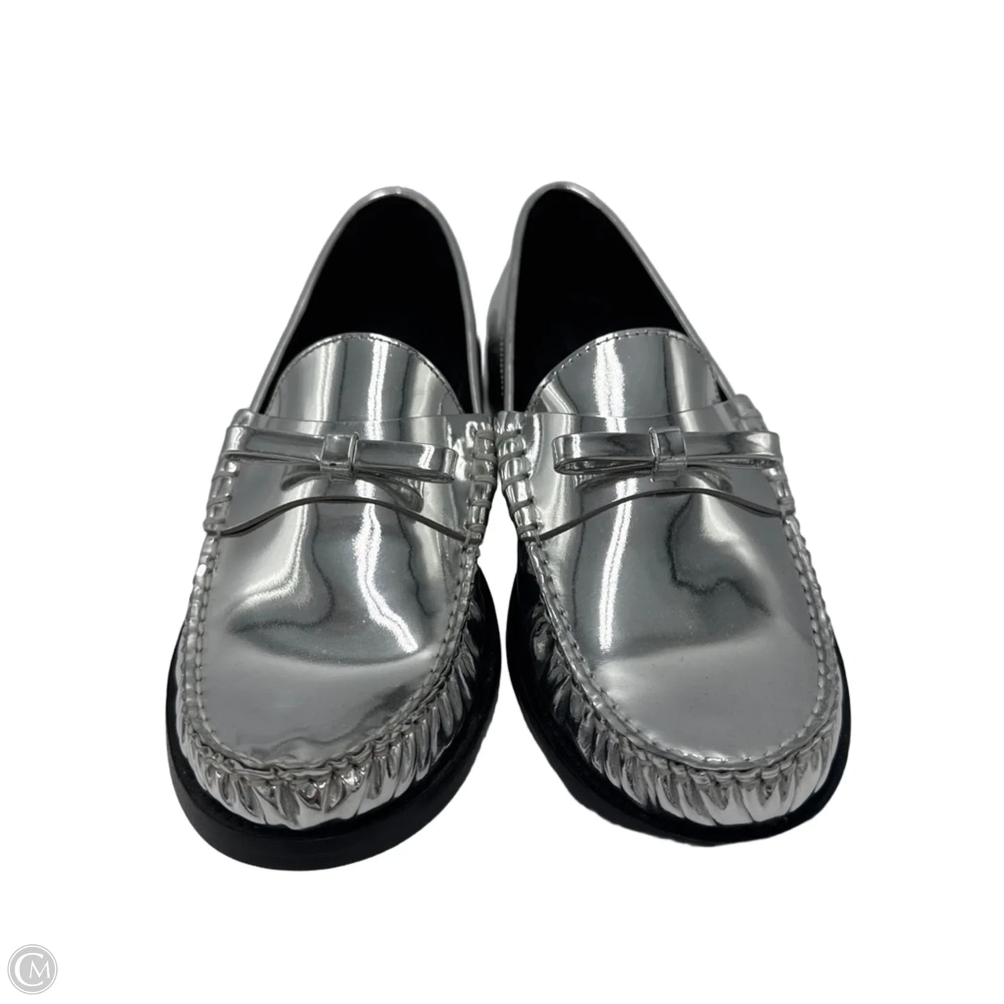Like New! Shoes Designer By Stuart Weitzman In Silver, Size: 7.5