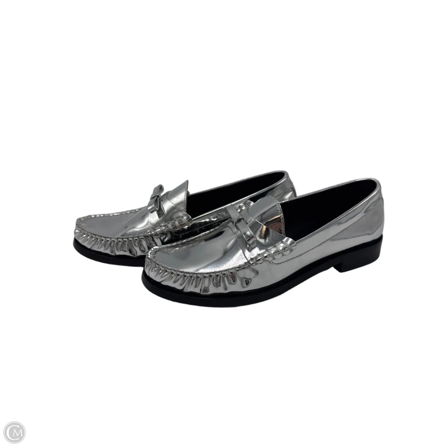 Like New! Shoes Designer By Stuart Weitzman In Silver, Size: 7.5