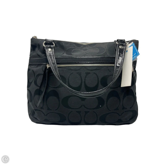 Coach Poppy Signature Sateen Designer Handbag/Tote