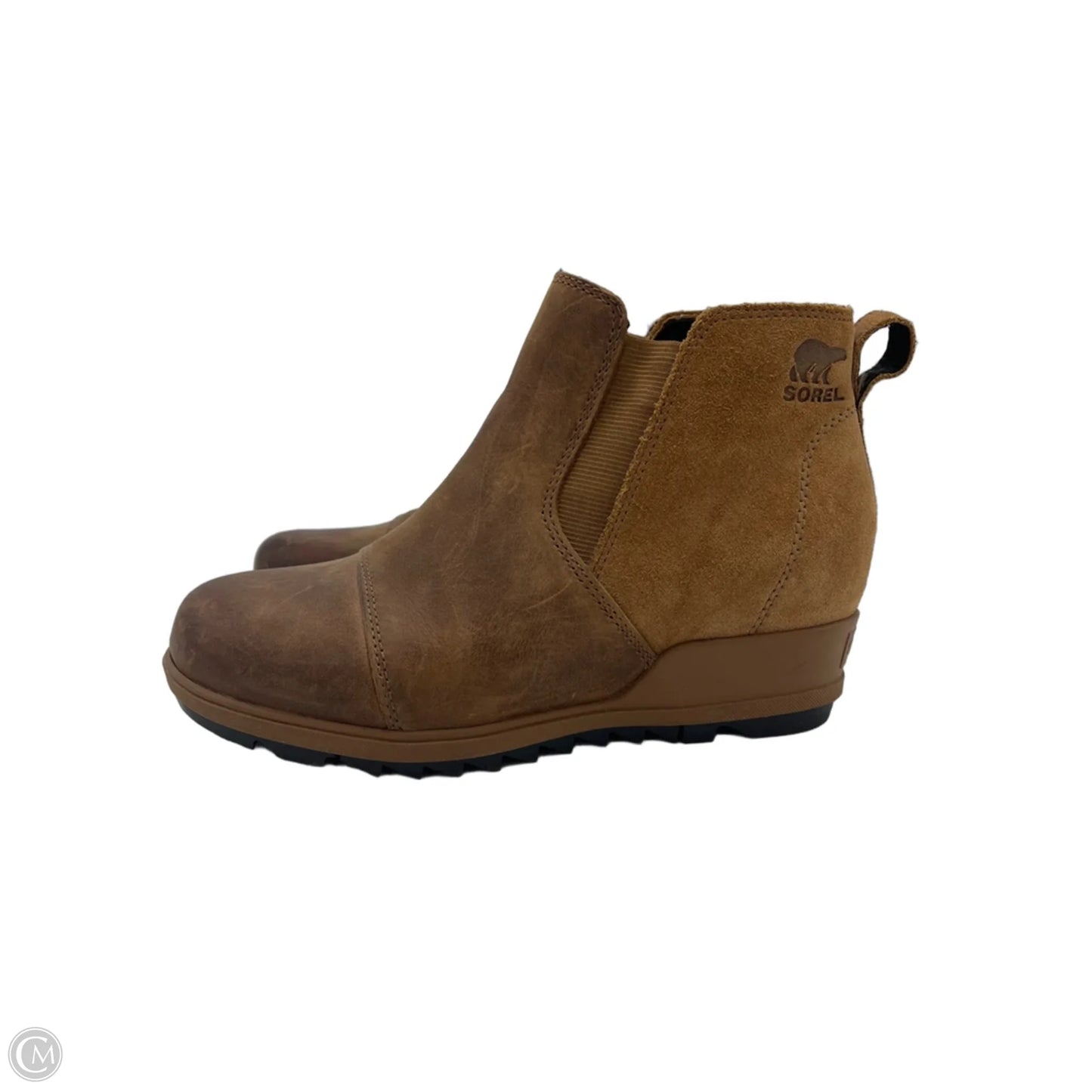 Shoes Designer Boots By Sorel In Brown, Size: 7