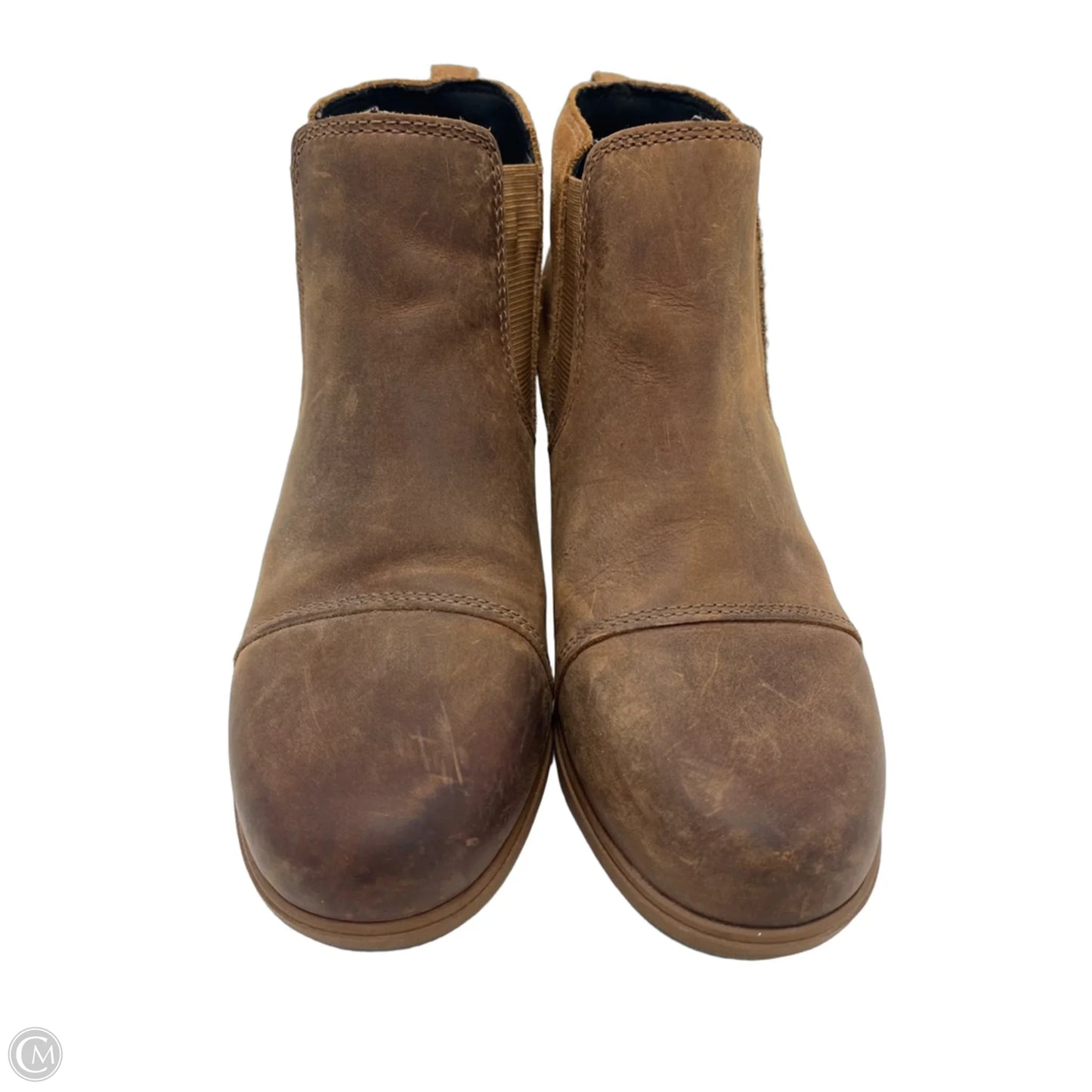 Shoes Designer Boots By Sorel In Brown, Size: 7