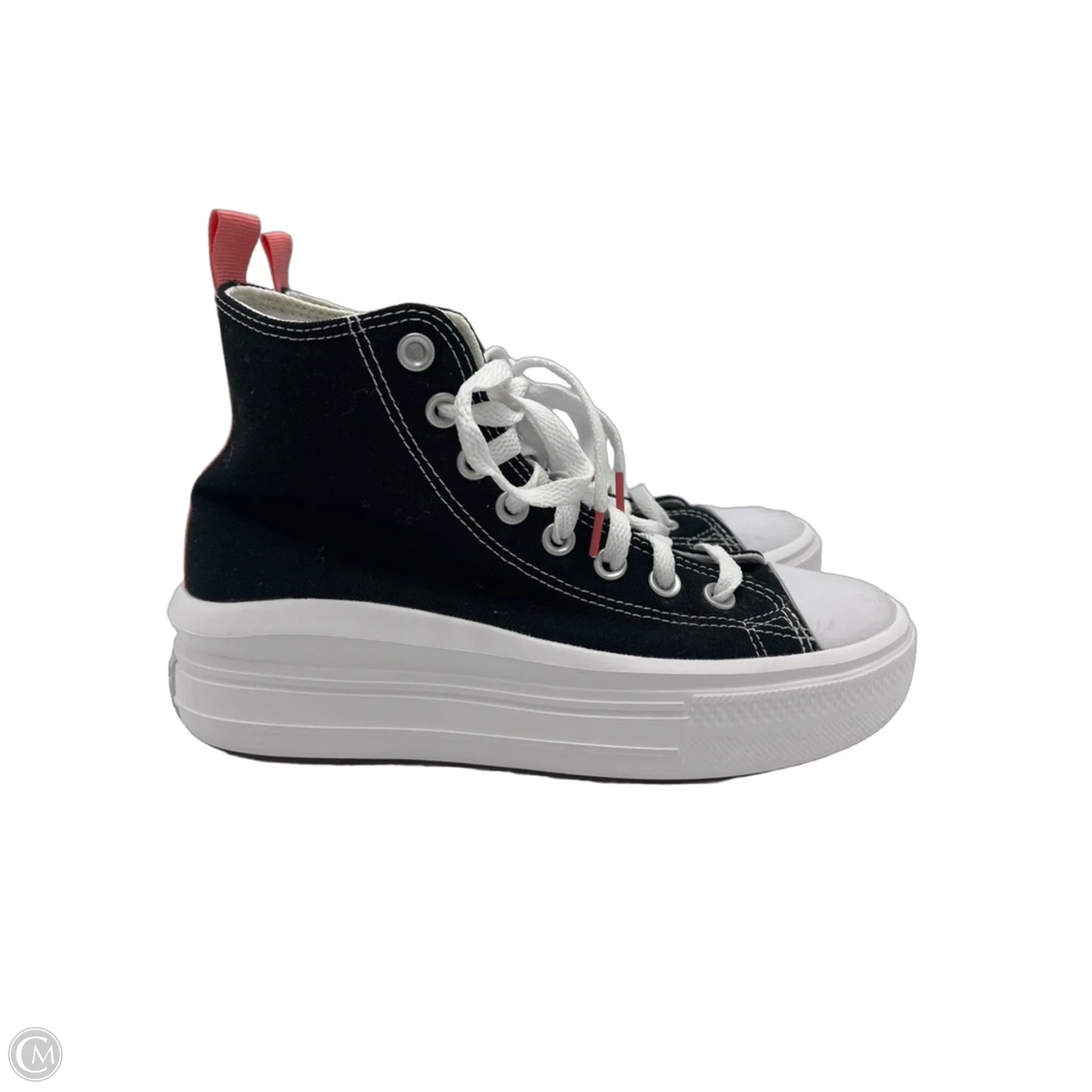 Shoes Sneakers By Converse In Black & Pink, Size: 7.5