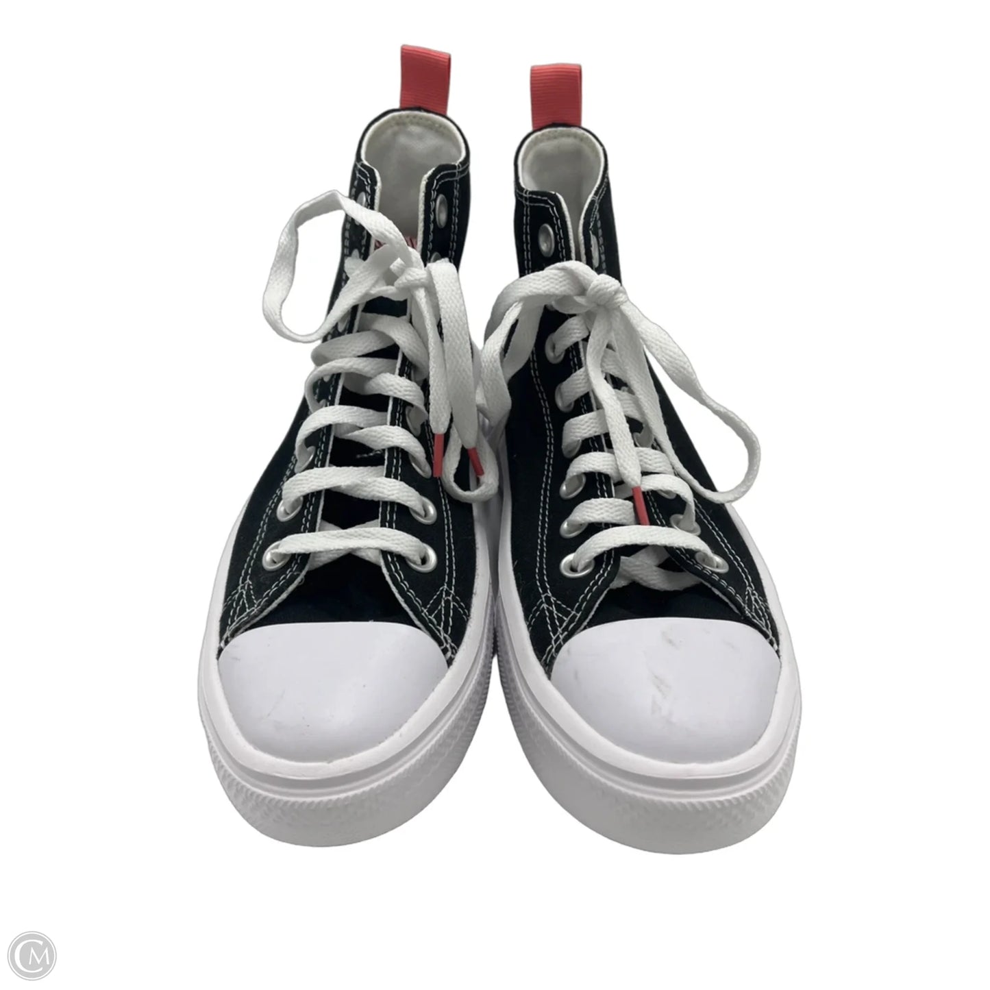 Shoes Sneakers By Converse In Black & Pink, Size: 7.5