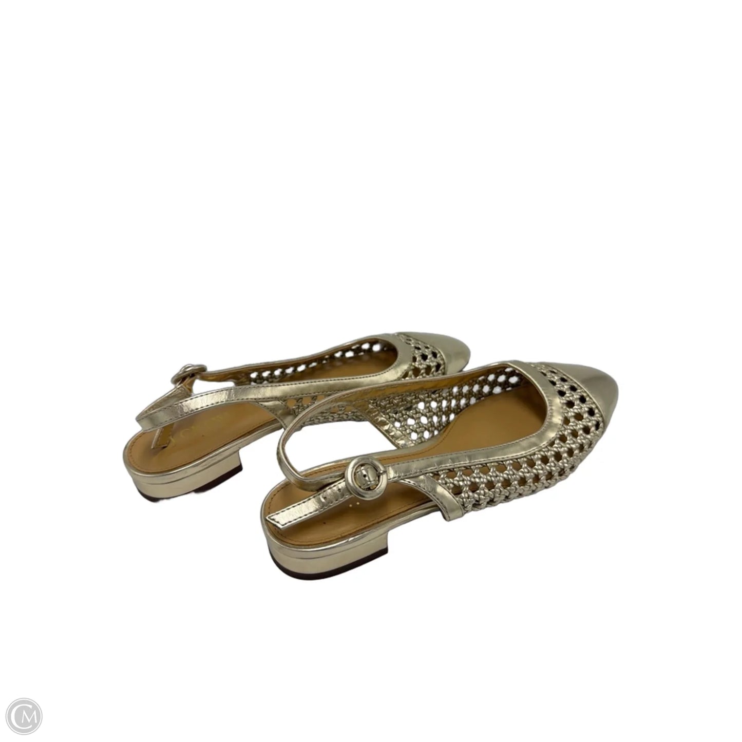 Shoes Flats By J. Crew In Gold, Size: 7