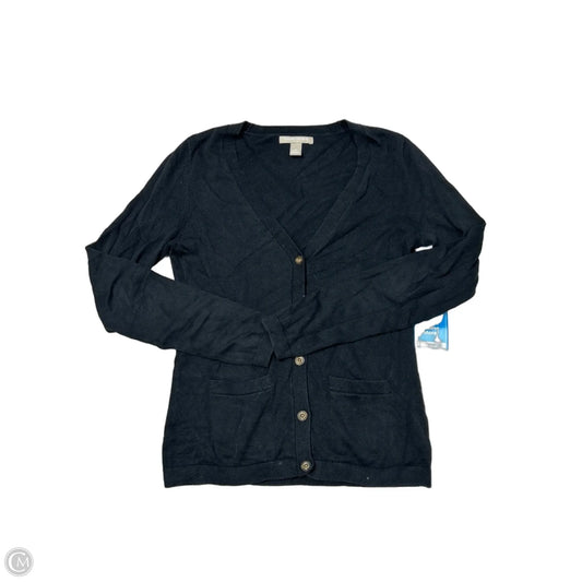 Sweater Cardigan By Banana Republic In Black, Size: S