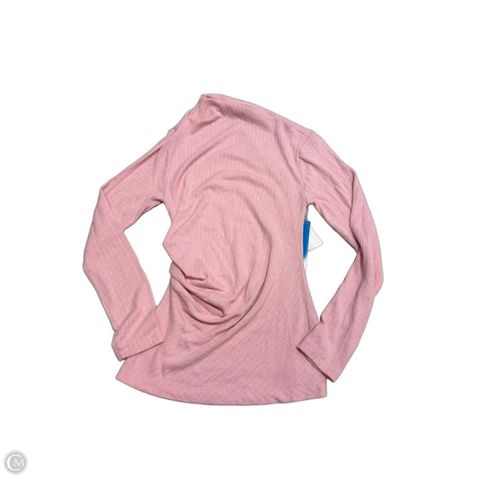 Top Long Sleeve By Loft In Pink, Size: M