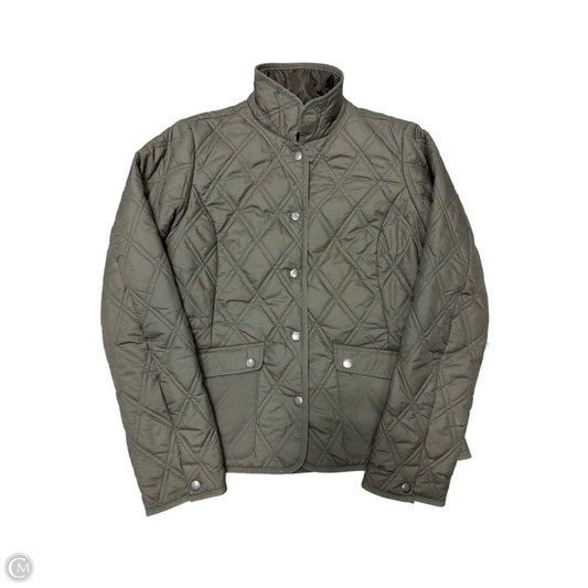 Jacket Puffer & Quilted By Eddie Bauer In Brown, Size: Xs