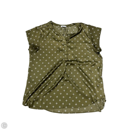 Top Sleeveless By Liz Claiborne In Green, Size: Xl