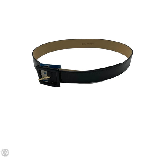 St. John Designer Belt in Black, Size Large