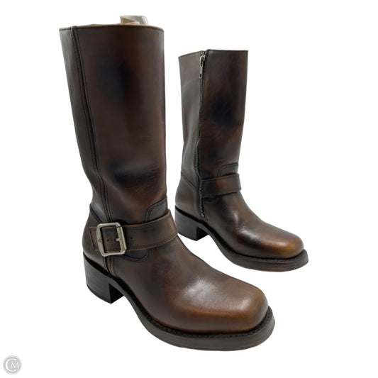 Frye Designer Boots in Brown, Size 7