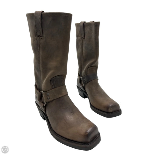 Frye Designer Boots in Brown, Size 7.5