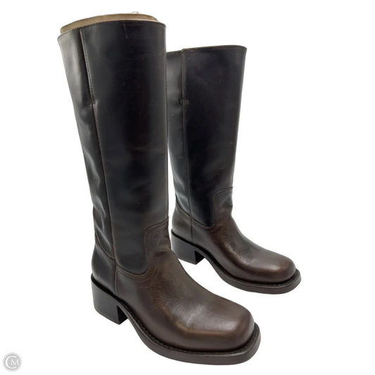 Frye Designer Boots in Brown, Size 8.5