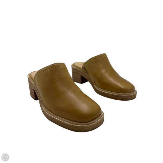 New! Frye Kate Designer Mules in Brown, Size 7