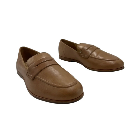 New! Frye Faith Designer Loafers in Brown, Size 8