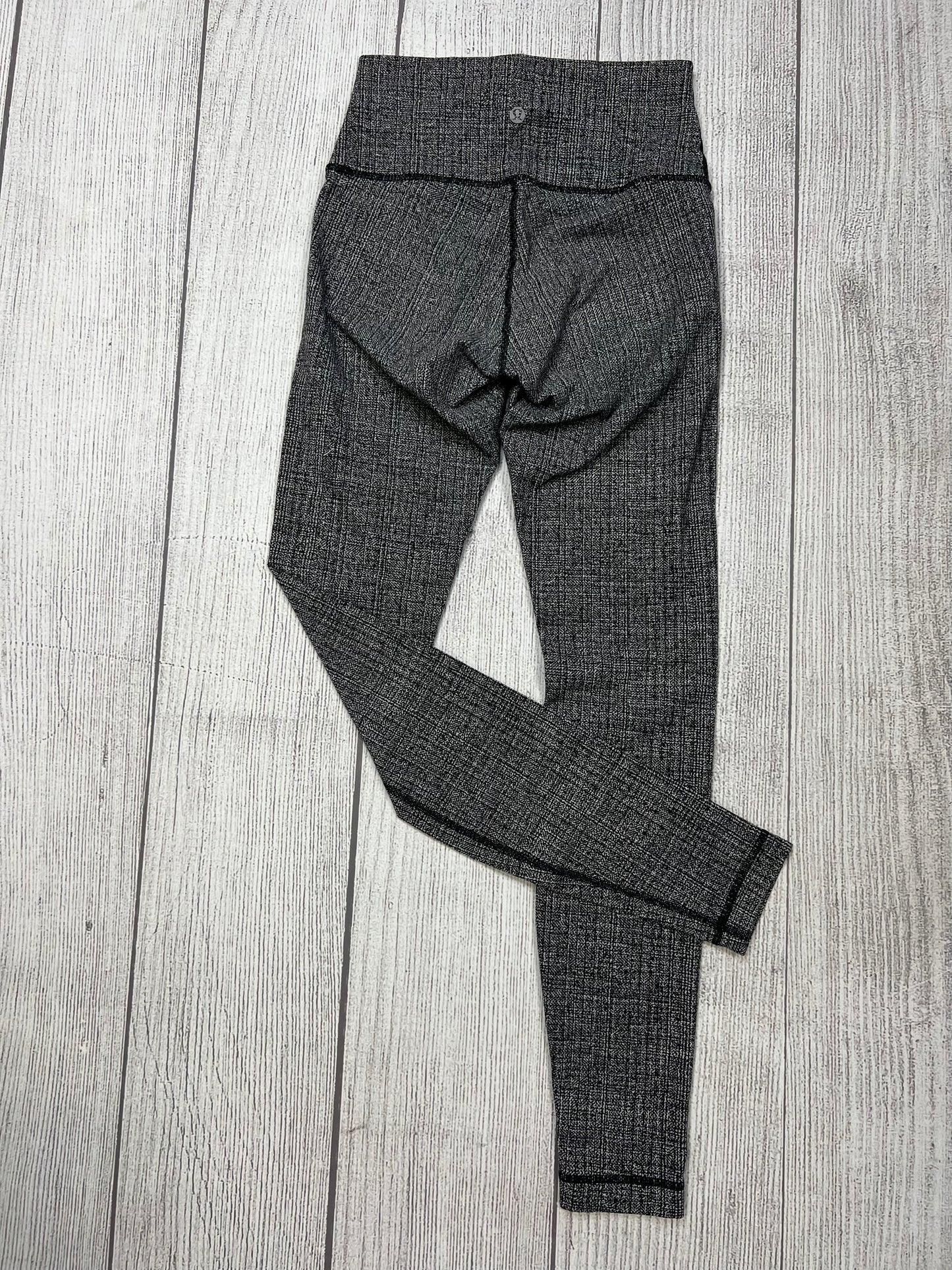 Black White Athletic Leggings Lululemon, Size S