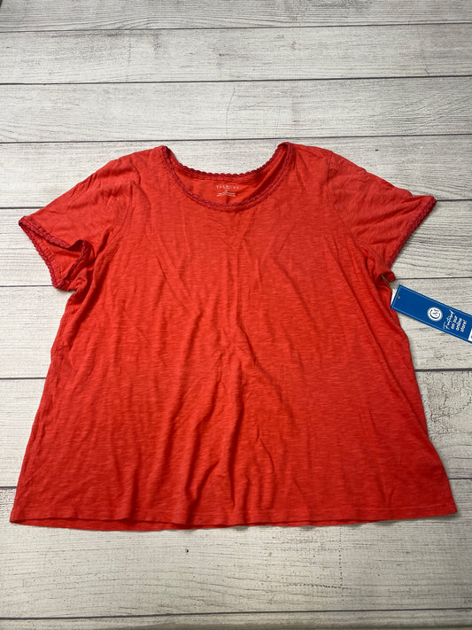 Red Top Short Sleeve Talbots, Size 2x