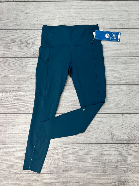 Athletic Leggings By Lululemon In Blue, Size: M