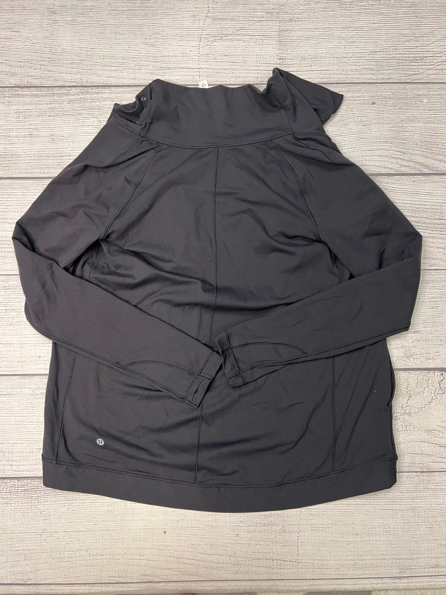 Athletic Jacket By Lululemon In Black, Size: S