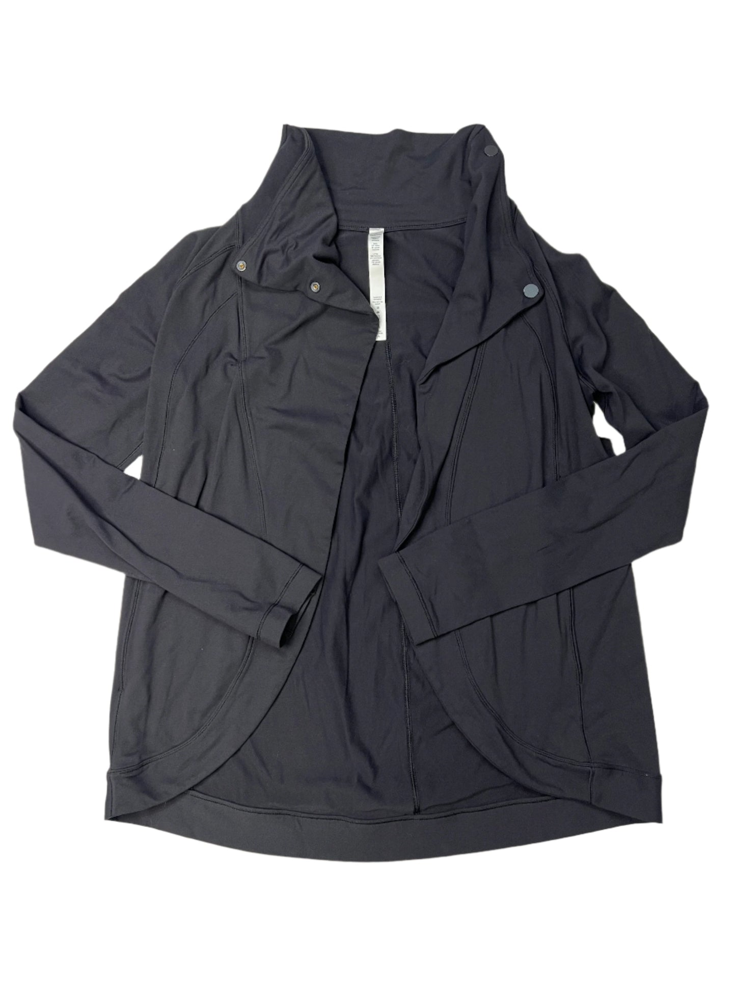 Athletic Jacket By Lululemon In Black, Size: S