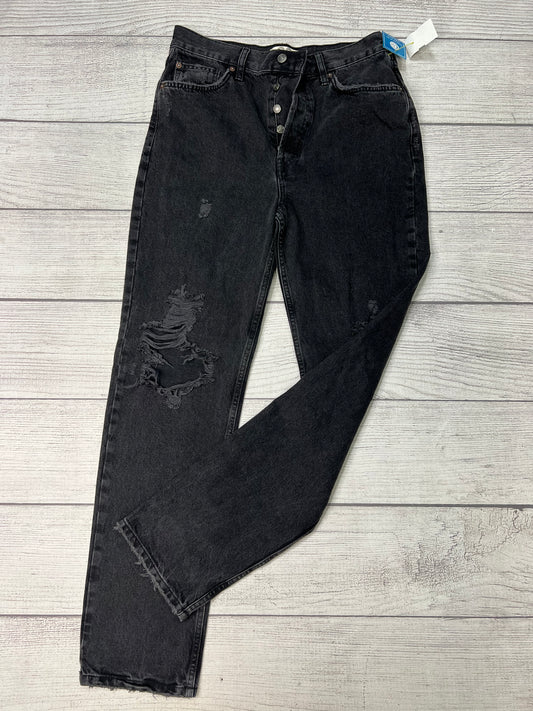 Jeans Straight By Free People In Black, Size: 8