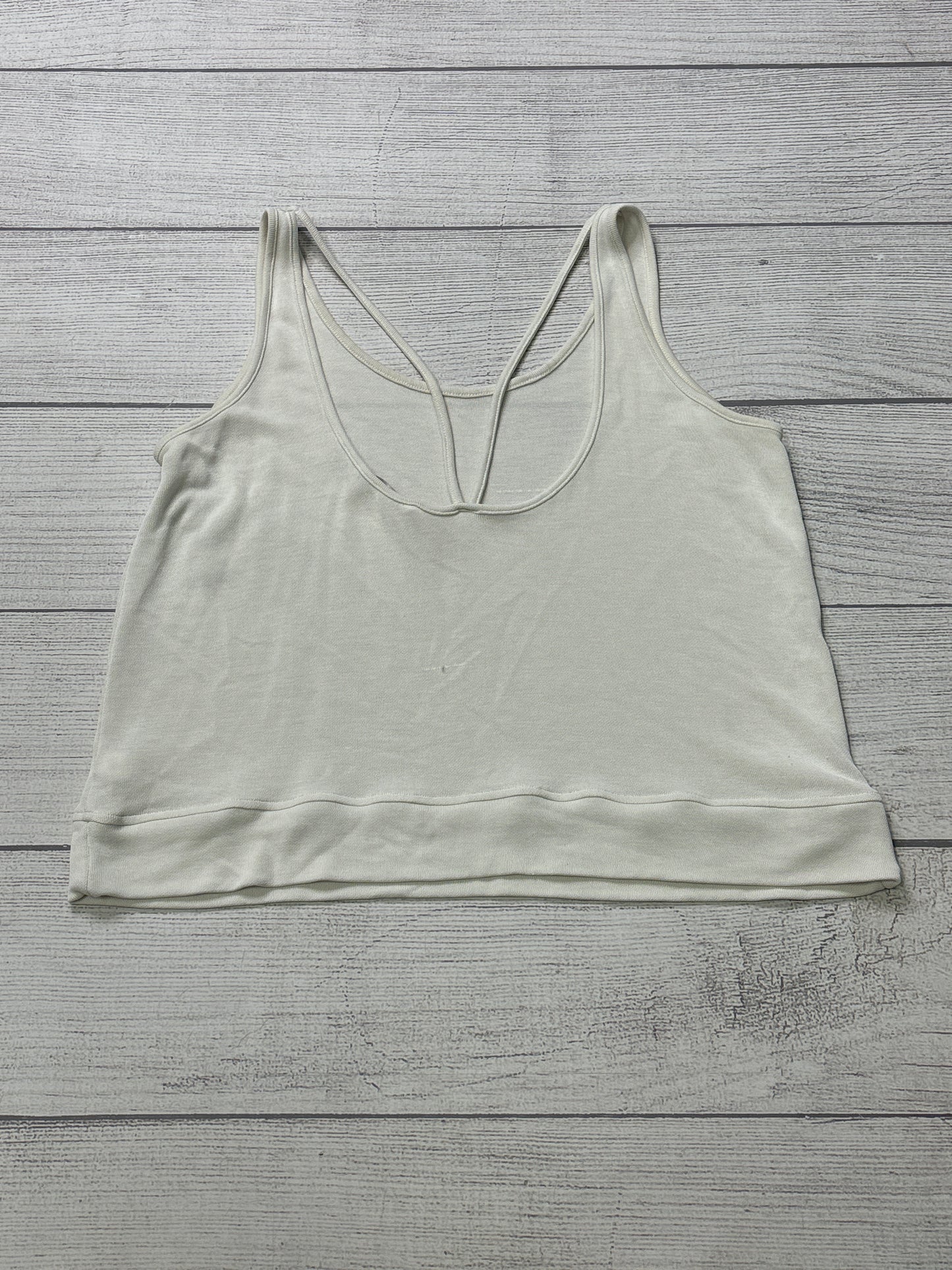 Top Sleeveless By Athleta In White, Size: L