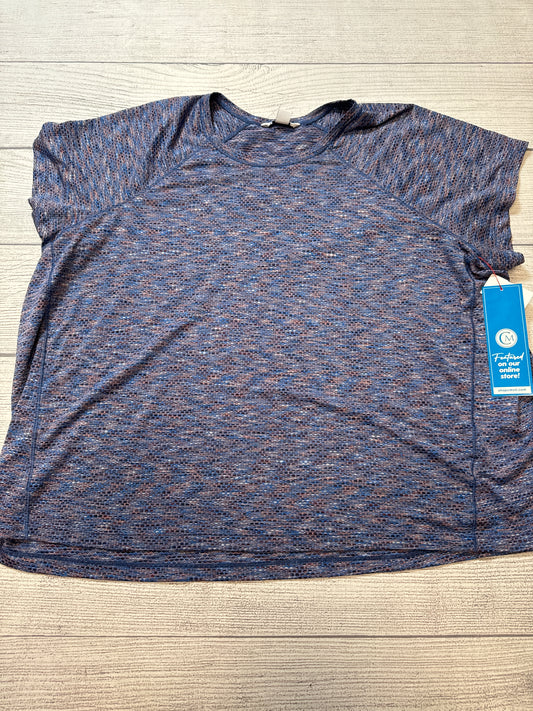 Athletic Top Short Sleeve By Athleta In Multi-colored, Size: 3x