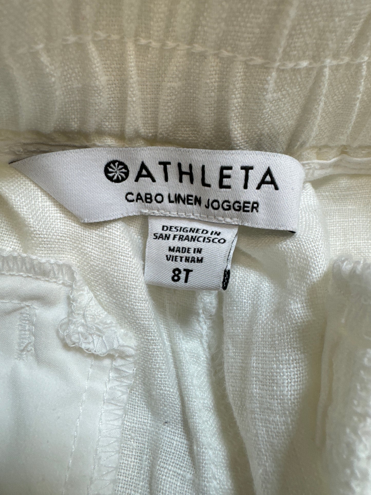 Athletic Pants By Athleta In White, Size: M