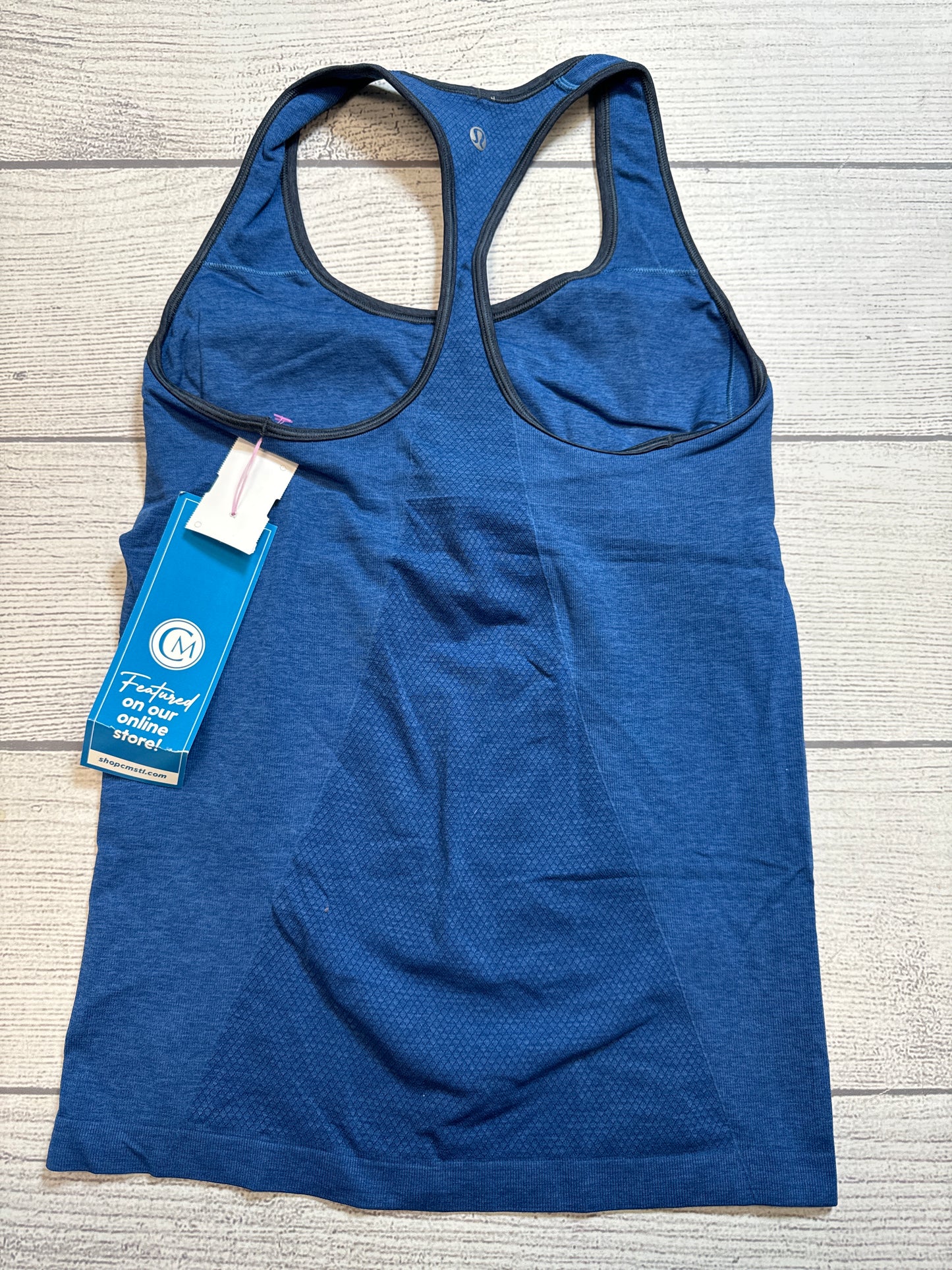 Athletic Tank Top By Lululemon In Blue, Size: M