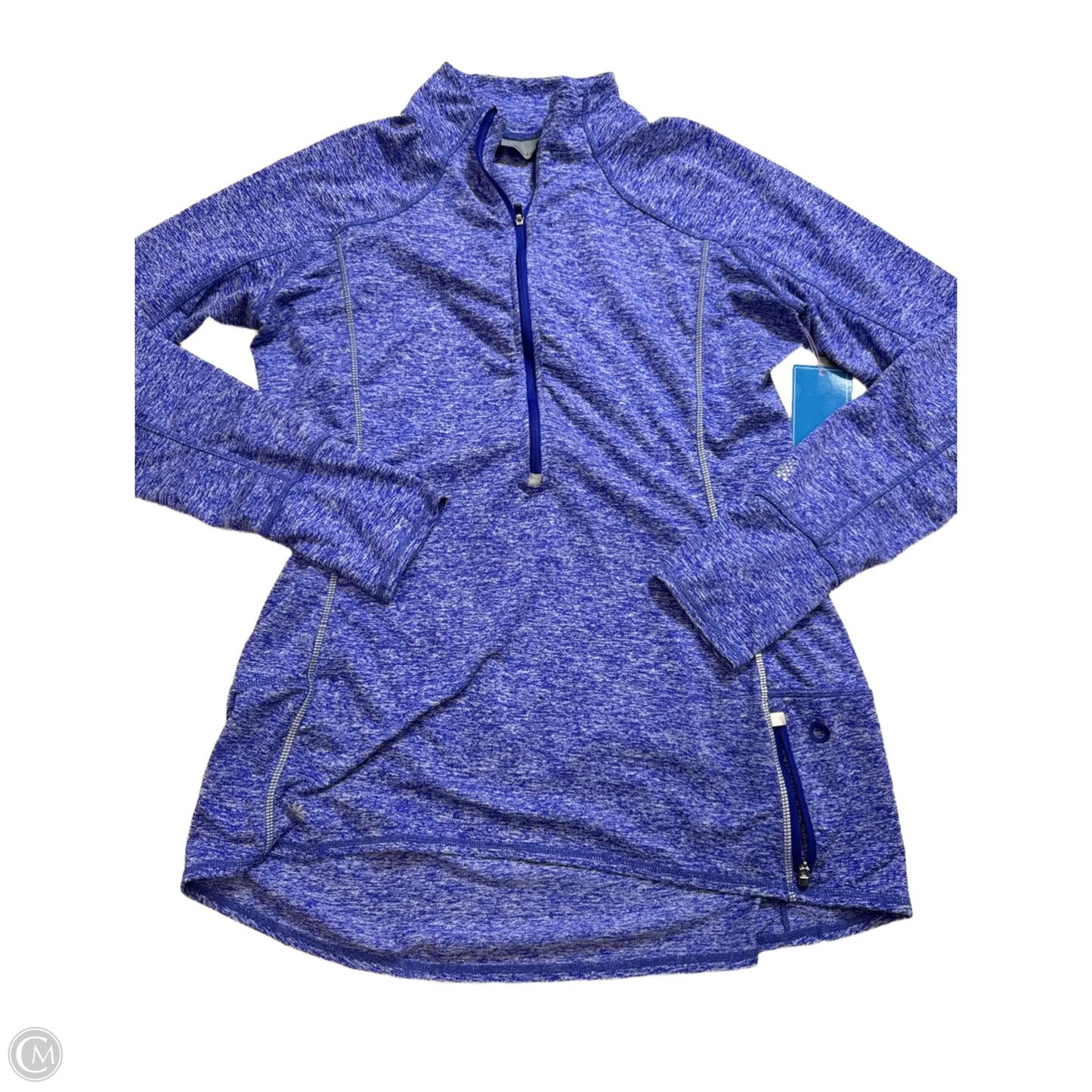 Athletic Jacket By Athleta In Purple, Size: L