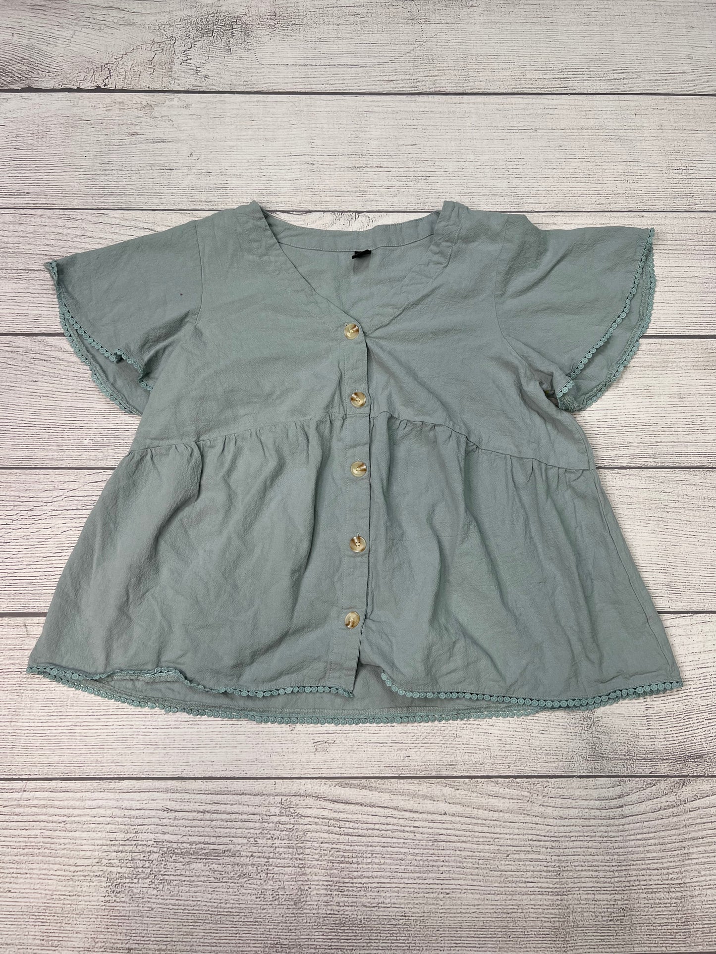 Top Short Sleeve By Emory Rose Size: 1x