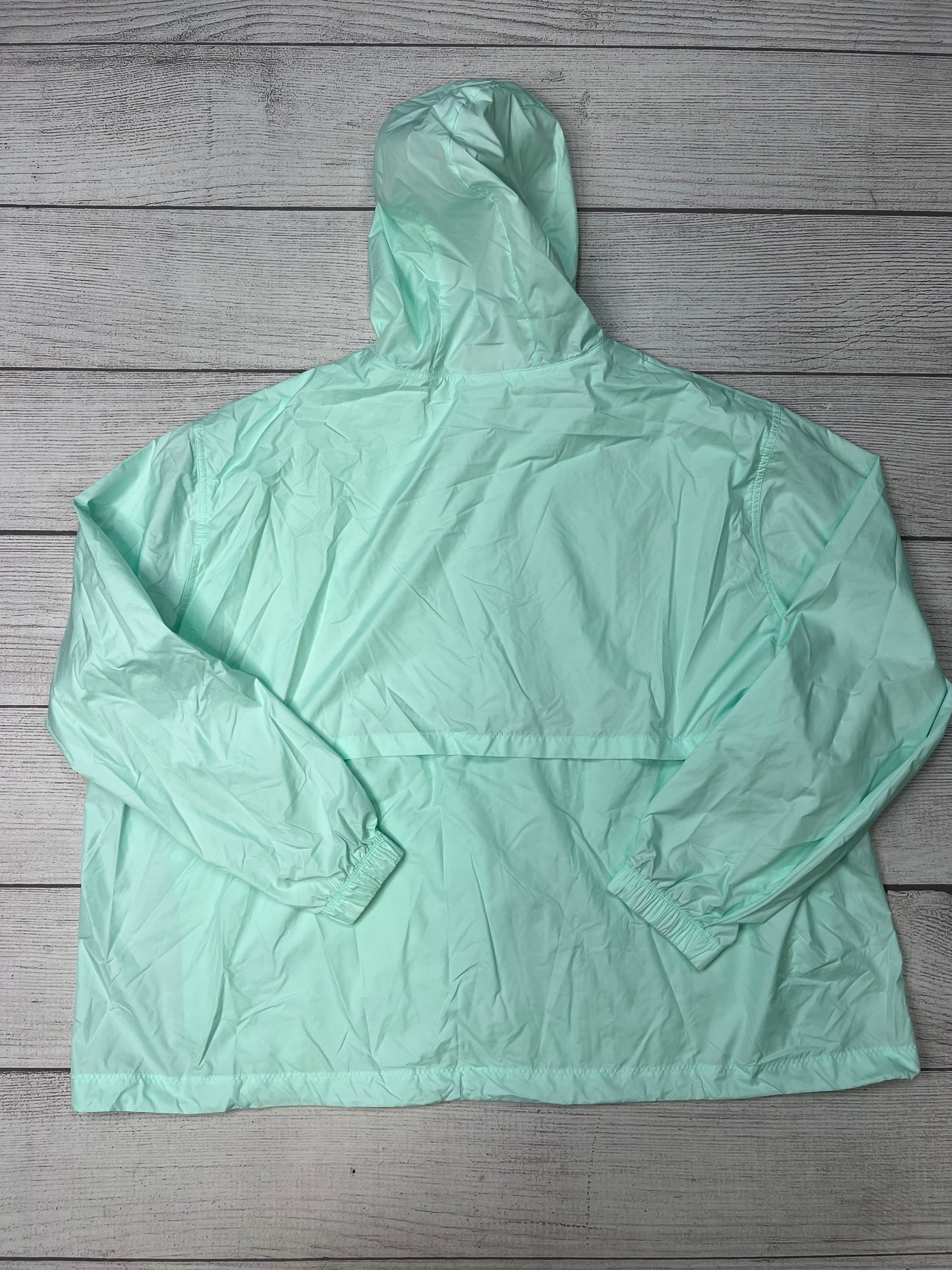 Jacket Windbreaker By Nike Apparel In Mint, Size: 3x