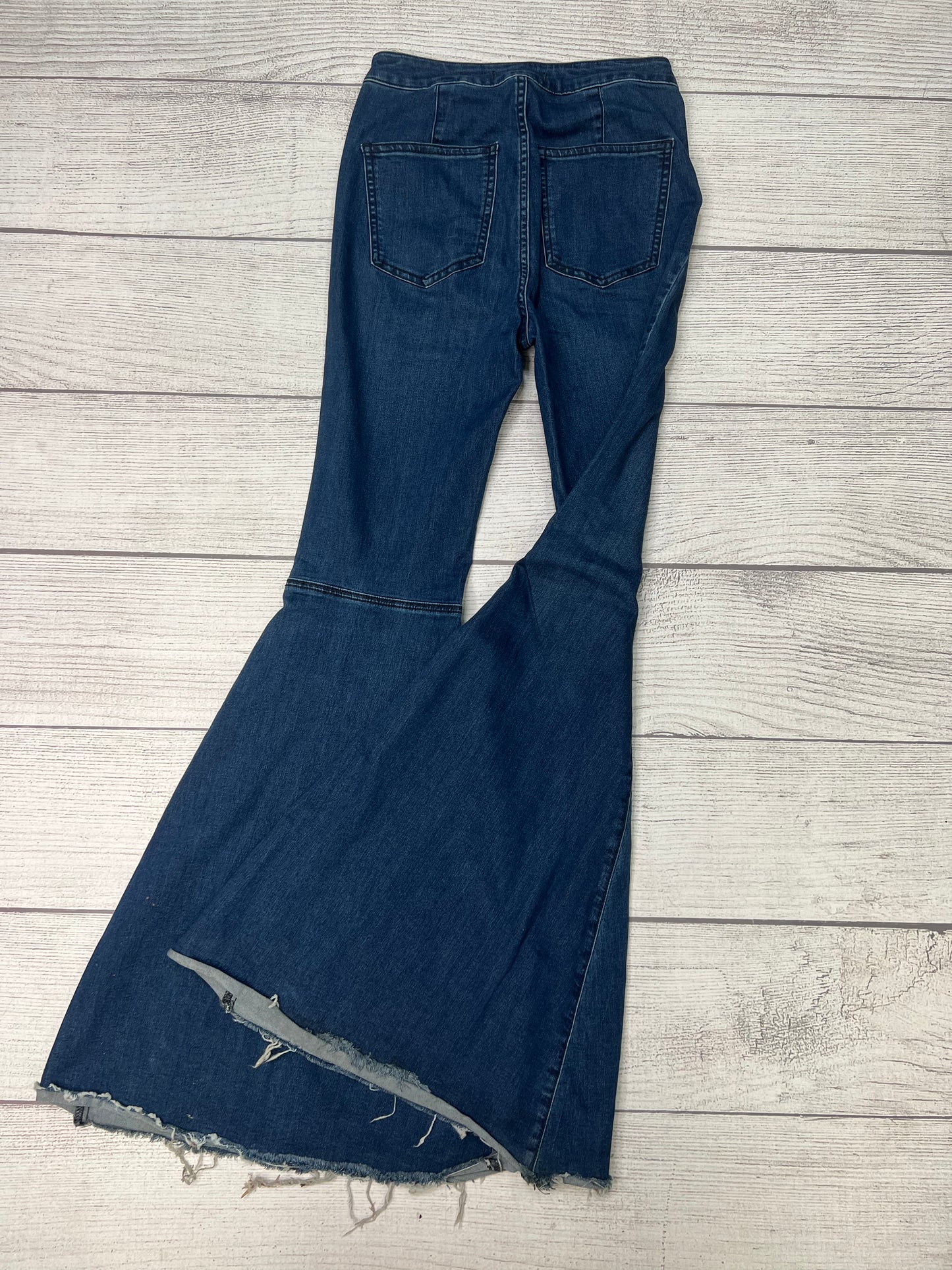 Jeans Flared By Free People In Denim, Size: 0