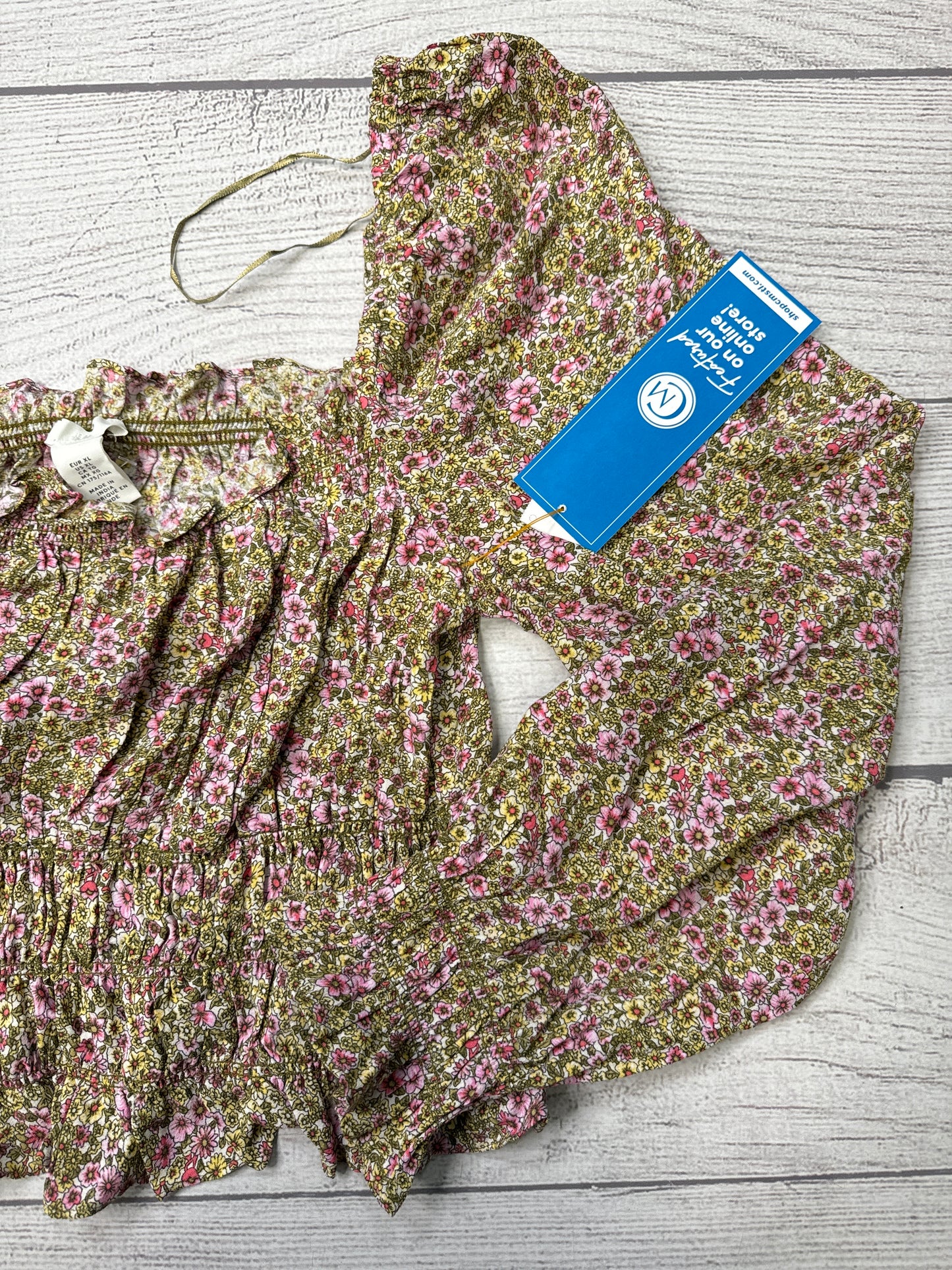 Top Long Sleeve By H&M In Floral, Size: Xl