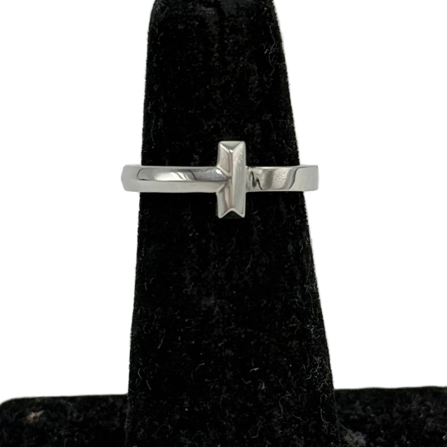 Tiffany & Company T1 18k White Gold Luxury Ring Size: 5.5