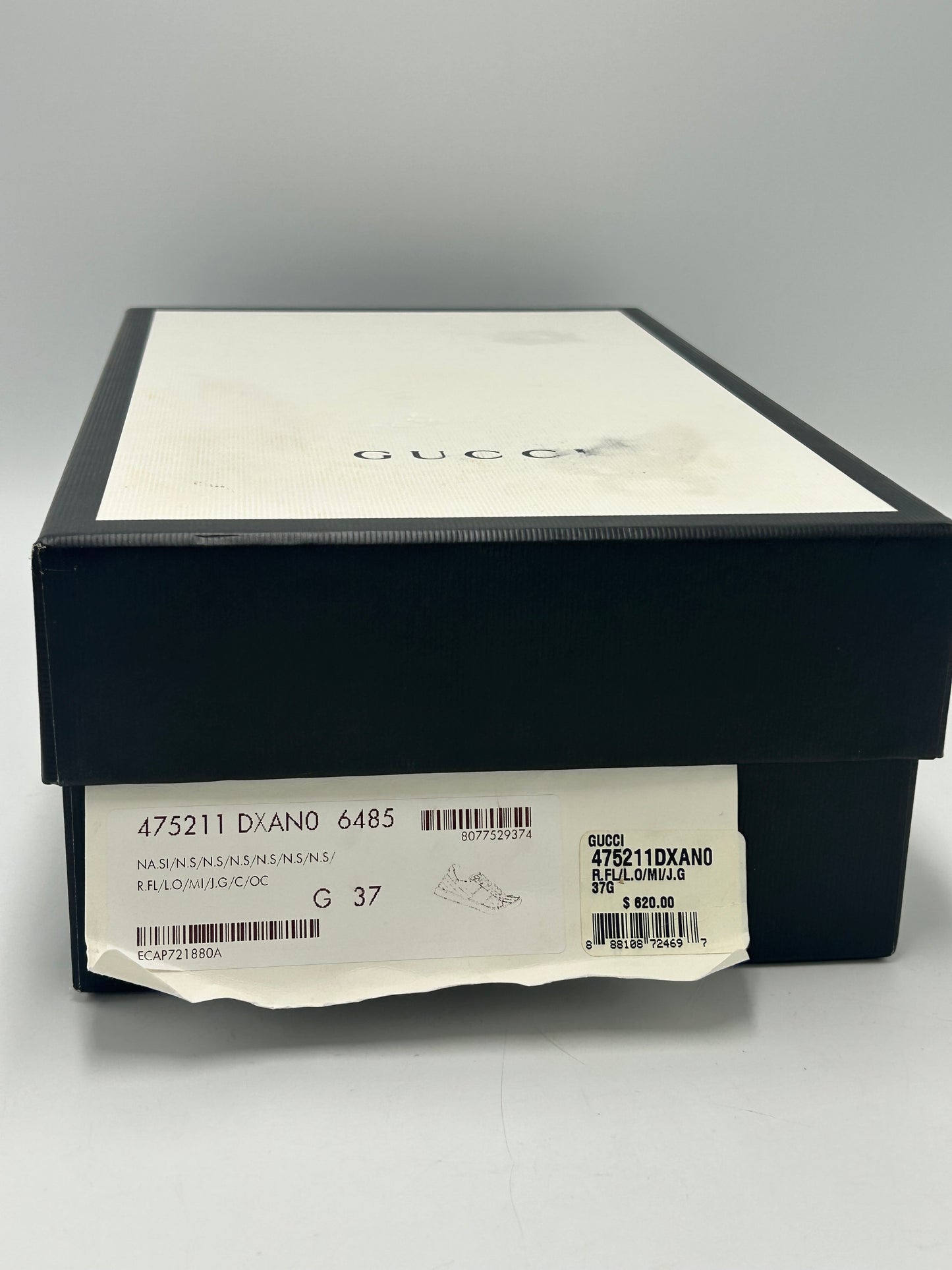 Gucci Designer Luxury Trainers  Size: 7 (37)